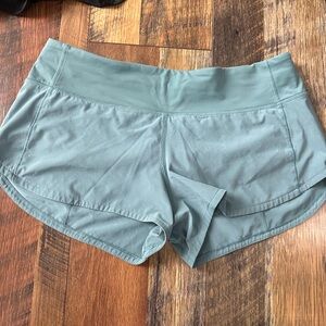 lululemon athletica Sage Green Athletic Shorts